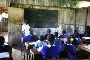 teacher in class